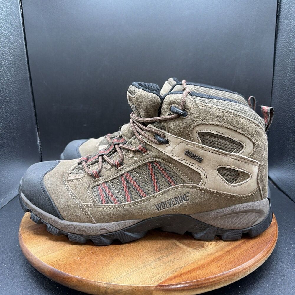 Wolverine Men's Size 12 Hiking Boots Waterproof Brown Shoes W20282